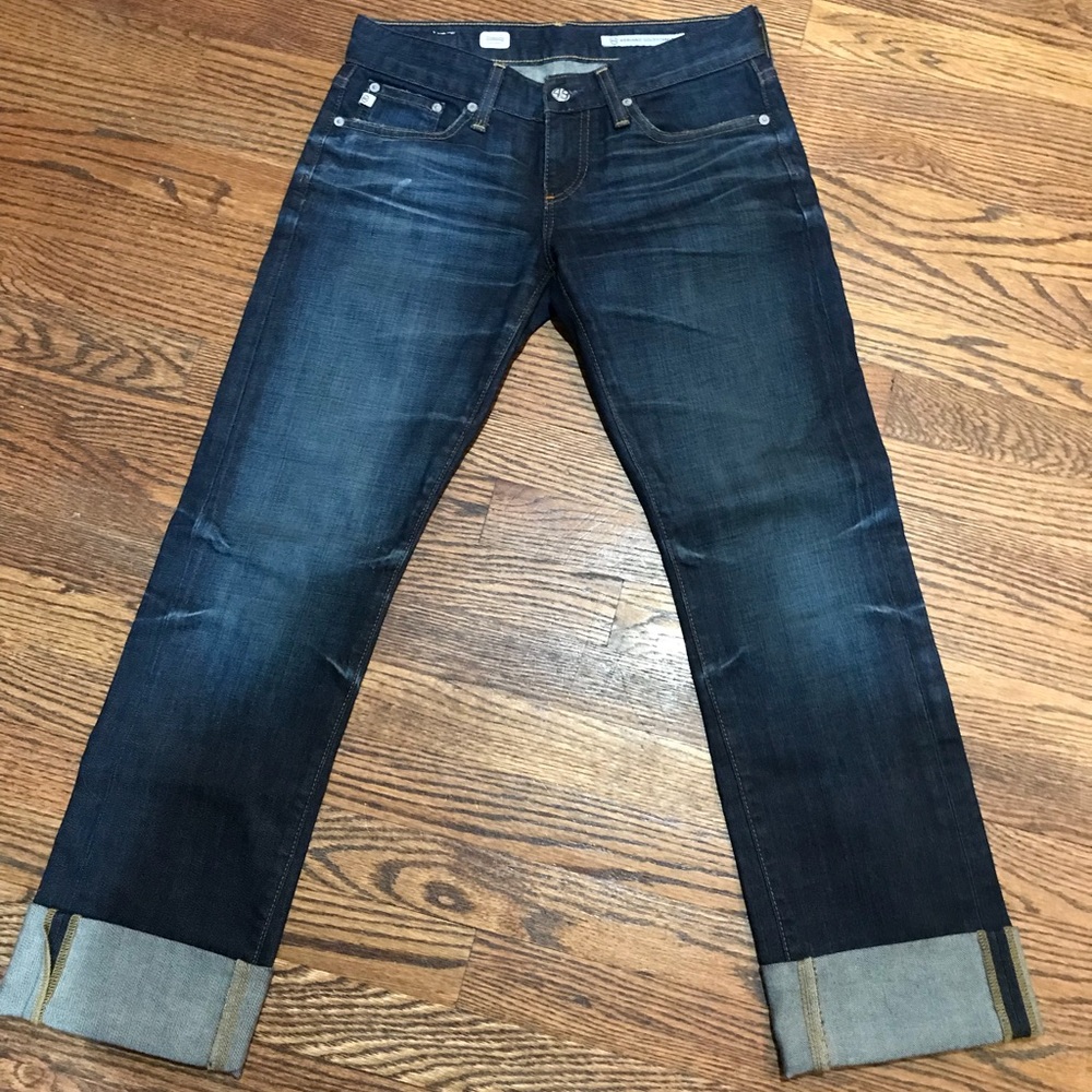AG “The Tomboy” relaxed straight jeans size 25